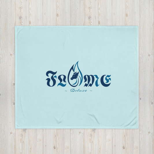 Flame Dragon Throw Blanket